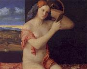 Young Woman at her Toilet Giovanni Bellini